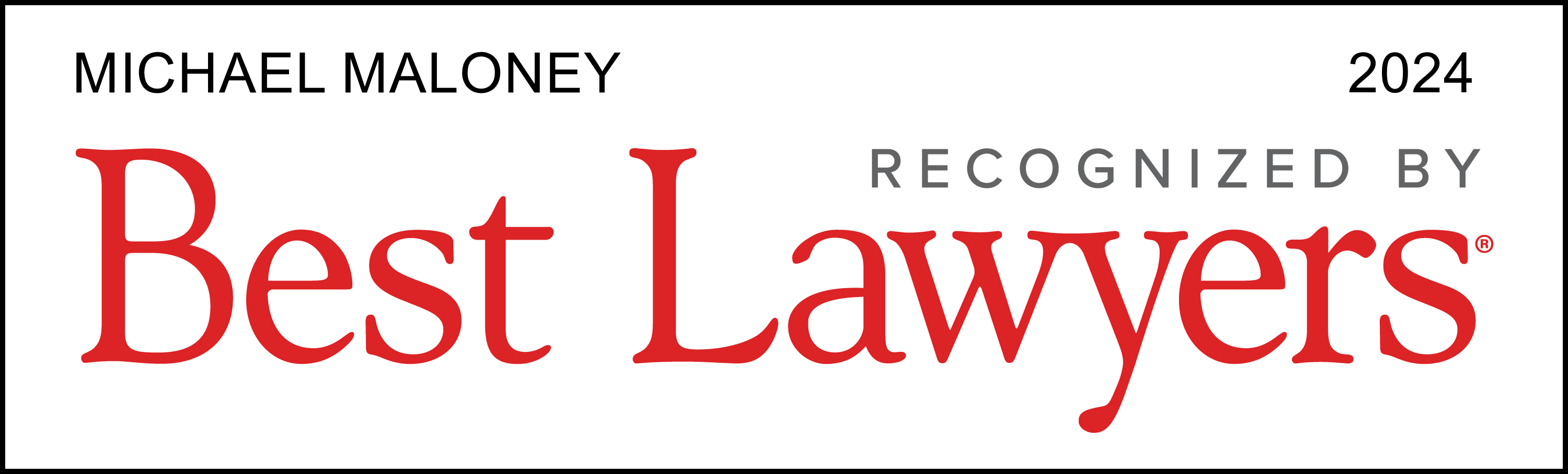 Best Lawyers 2024 - Maloney
